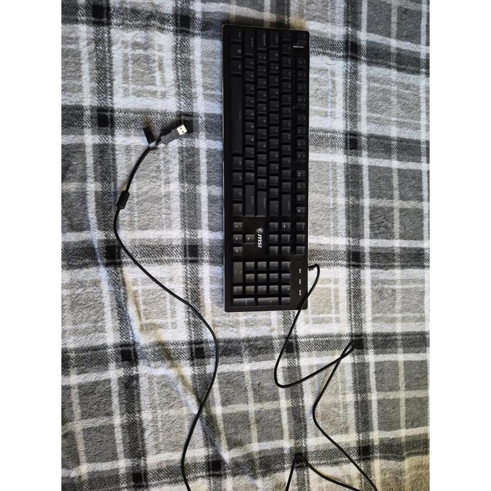 MSI FORGE GK300 Gaming Keyboard, Clicky Blue Mechanical Switches, FORGEGK300